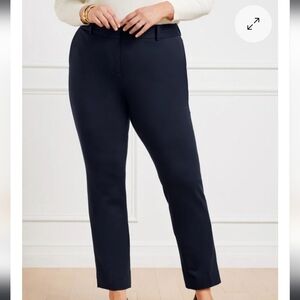 Talbots | High Waist Hampshire Ankle Pants in Navy, Size 18P
